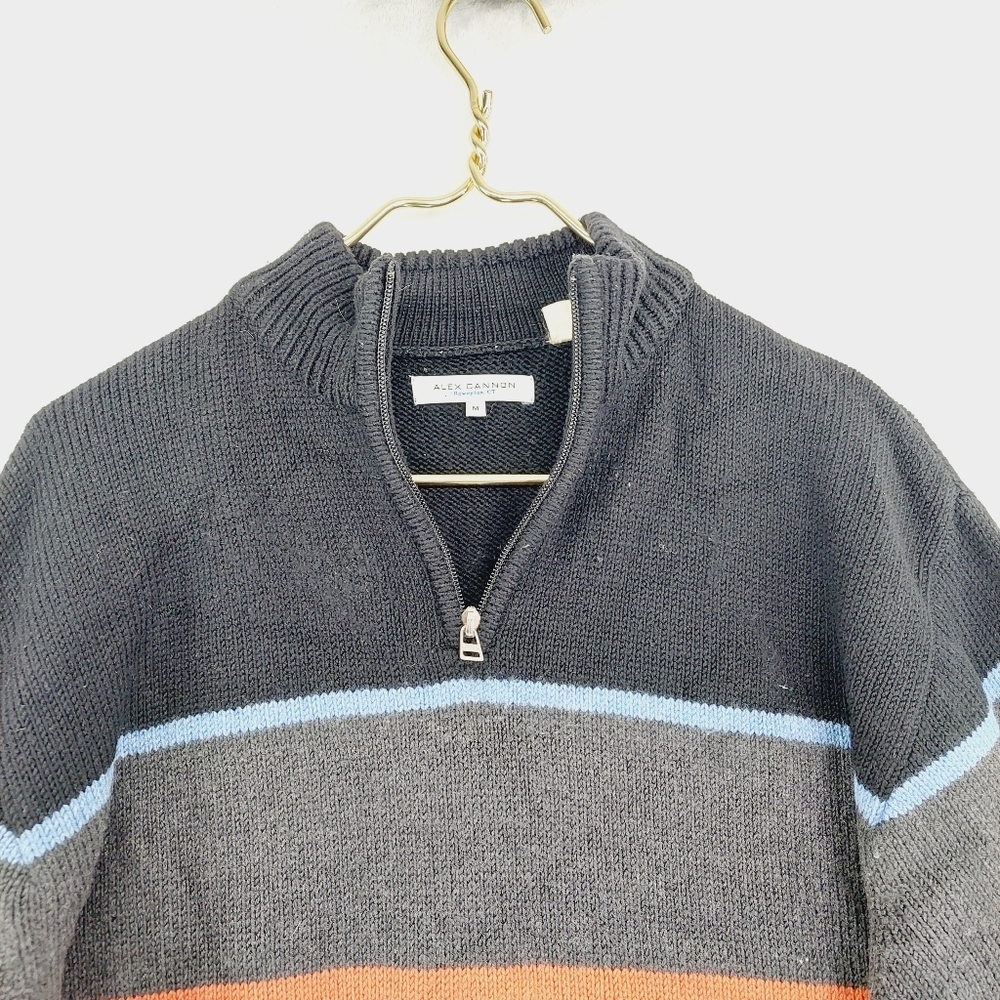 Alex Cannon Striped Sweater Z95 - Picture 2 of 7